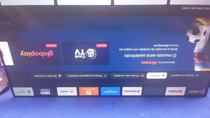 Tv Aiwa 43 Pol 4k Smart com controle sem avarias