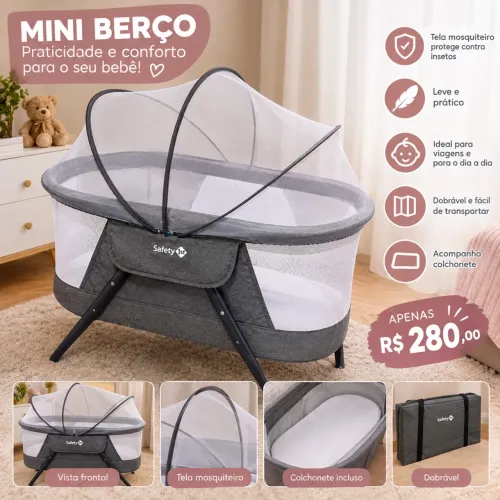 VENDO BERÇO PORTÁTIL SAFETY 1st