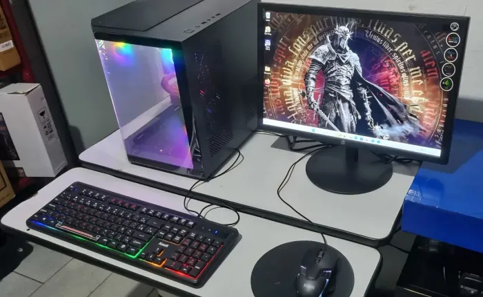 PC Gamer Completo  i5 10400, 16gb / 240gb, RX 580. Com NF e Garantia