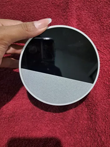 Echo Spot com Alexa - Despertador inteligente com som vibrante - Com acesso Alexa+
