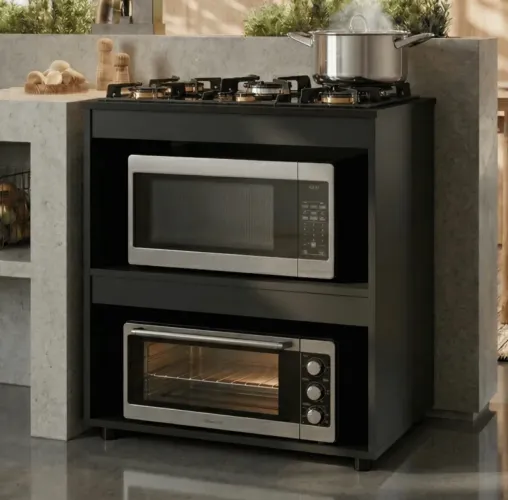Cooktop NOVO + armário NOVO