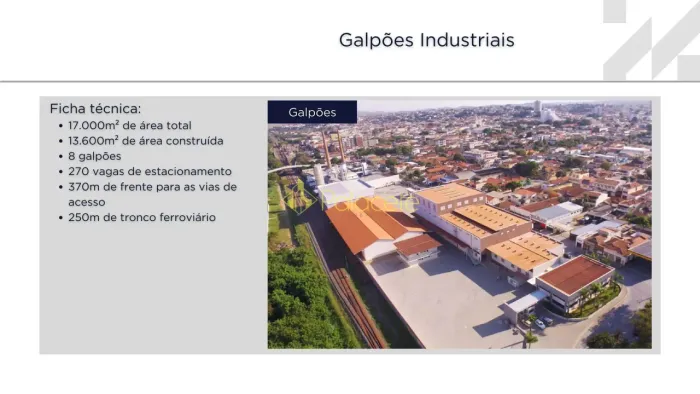 Galpão Comercial em Cruzeiro com Galpões, Escritórios e Estacionamento para Mais de 200 Va
