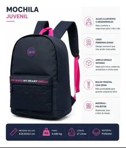 Mochilas volta às aulas