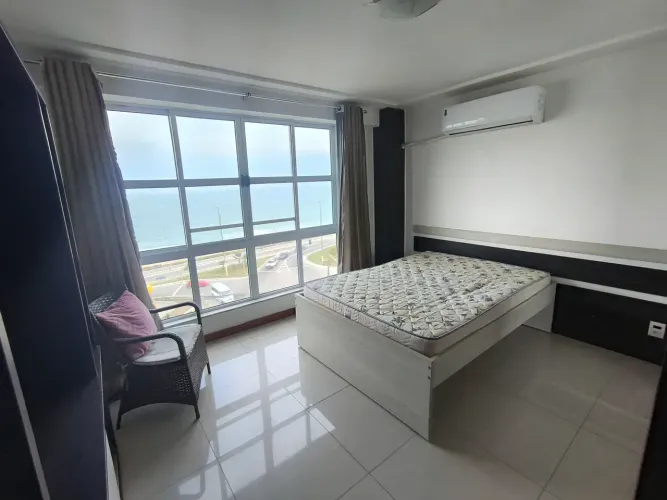 Oportunidade Loft com vista para o mar no Costa do Sol mobiliado c/ 1 quarto, 1br 1vg , sp