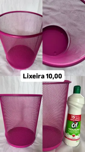Lixeira Rosa