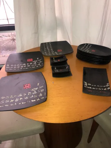 Conjunto de louças Orientais Original 18 peças