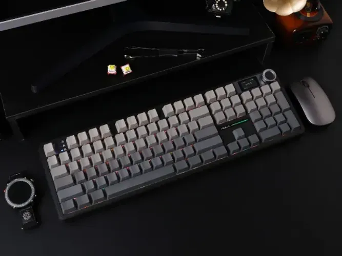Aula F108 Pro + Outemu Silent Peach - Teclado Premium Silencioso