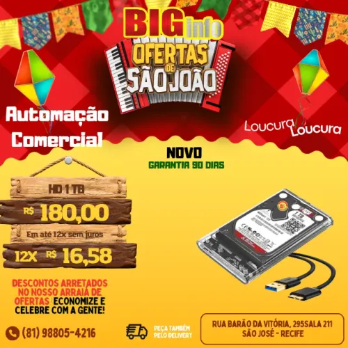Hd Externo Slim 1 Tera Transparente Usb 3.0 Alta Velocidade