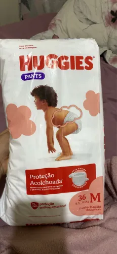 Huggies proteção acolchoada M - 36 unidades