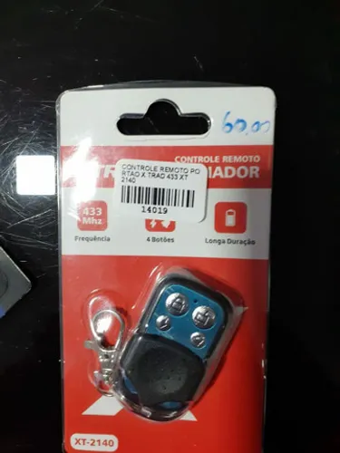 Controle remoto portão 4 botões