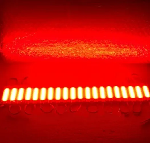 100 Módulo de Led Vermelho 12v 7050 2w 160º Letra Caixa Letreiro