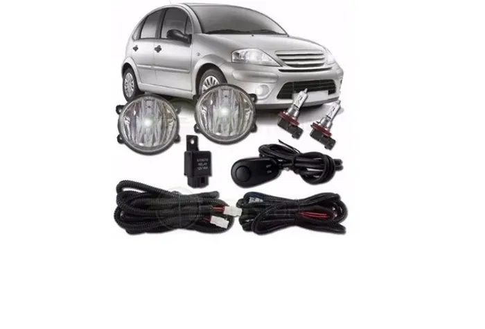 Kit Farol Milha Neblina Citroen C3 2009 2010 2011 2012 