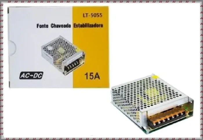 Fonte colmeia chaveada bivolt 180 W - 12 V - 15 Amperes