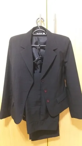 Conjunto blazer e calça preta tamanho 38