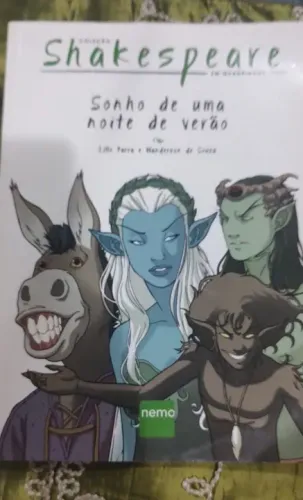 Sonho de uma noite de verão - Shakespeare Quadrinhos- Edição Nemo