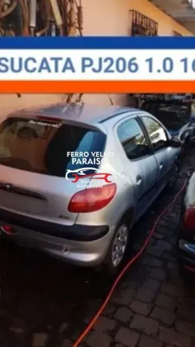 Sucata Peugeot 206 1.0 16V 