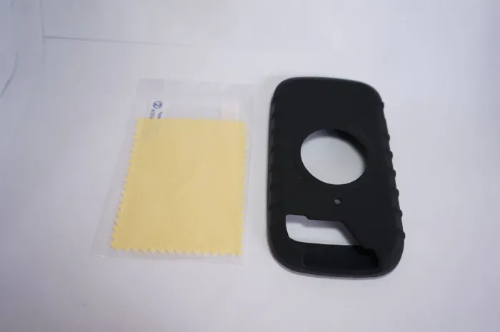 Capa de silicone para gps garmin edge diversos modelos + película
