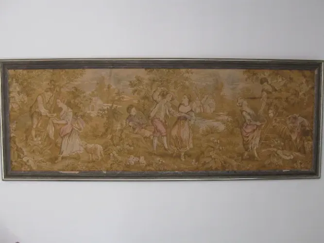 Quadro de tapeçaria gobelin (no estado)