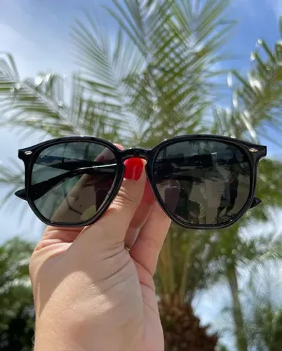 Rayban clássico polarizado lente em safira original 