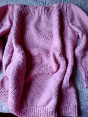 Blusa de lã - feita a mão tamanho M