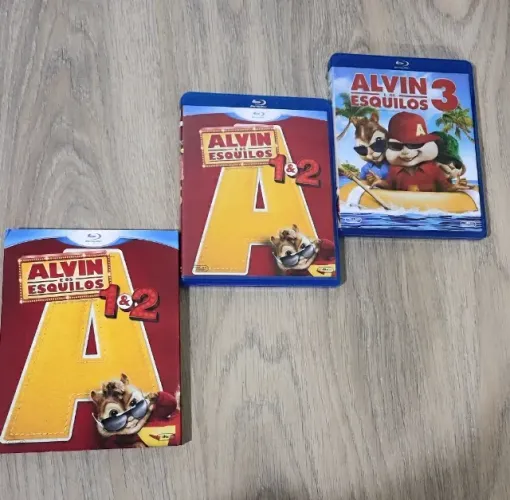 Blu Ray Trilogia Alvin e os Esquilos