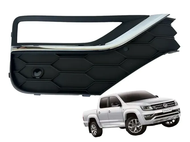 Grade Direita Farol de Milha Volkswagen Amarok V6 2017 a 2024