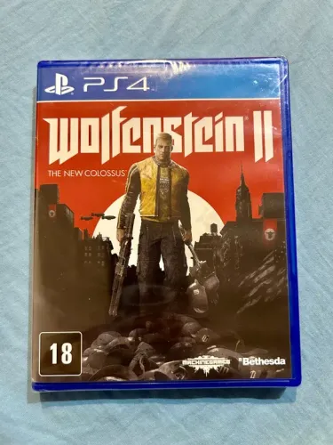Wolfenstein 2 PS4 PS5 Playstation Jogo Lacrado!
