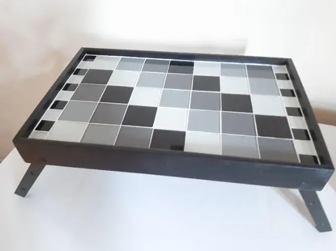 Bandeja de Cama em Mosaico