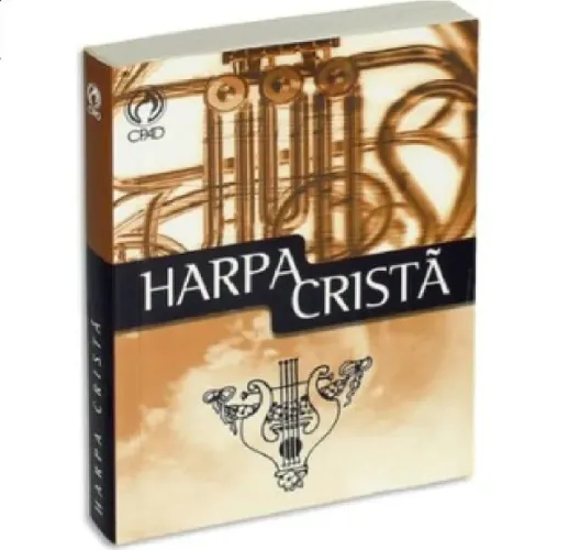 Harpa Cristã Pequena Letra Normal Capa Trompa Novo
