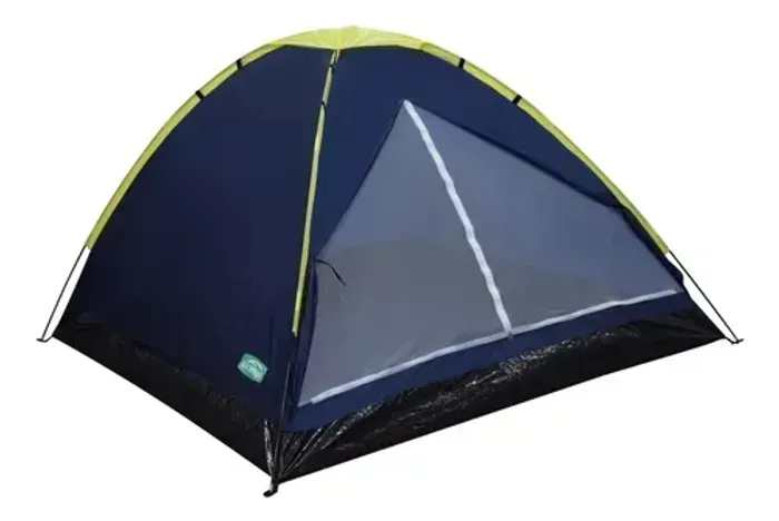 Barraca Camping Dimensões (CxLxA): 2,10x2,10x1,30m Iglu Azul Mor (Nova)