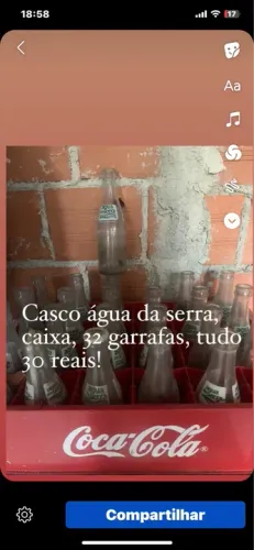 Casco água da serra 20 reais