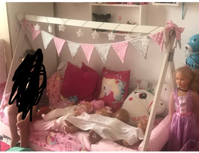 Cama Infantil Solteiro sem colchão e sem enfeites !
