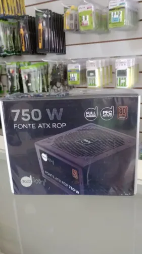 Fonte Gamer 750w 80 plus