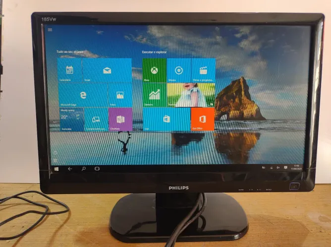 Monitor Philips 19 Pol VGA e DVI widescren 