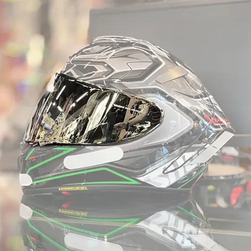 Viseira Shoei Original Cromada + Pinlock p/ Capacete Shoei X-Spirit 3/NXR/Aerodine 