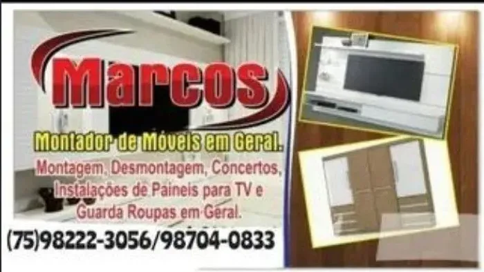 Marcos montador de móveis em domiciliar etc.