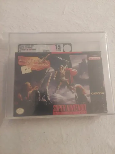 Jogo Super Nintendo knights of the roud vga lacrado 