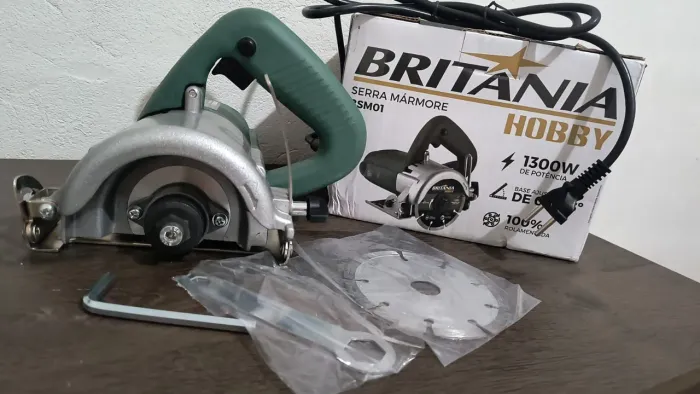 Serra mármore Britânia 1.300W / 13.000 RPM Nova na caixa 