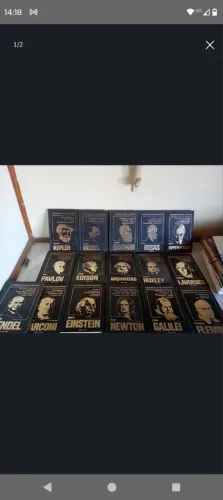 Coleção de Livros de Ciências e Grandes Cientistas
