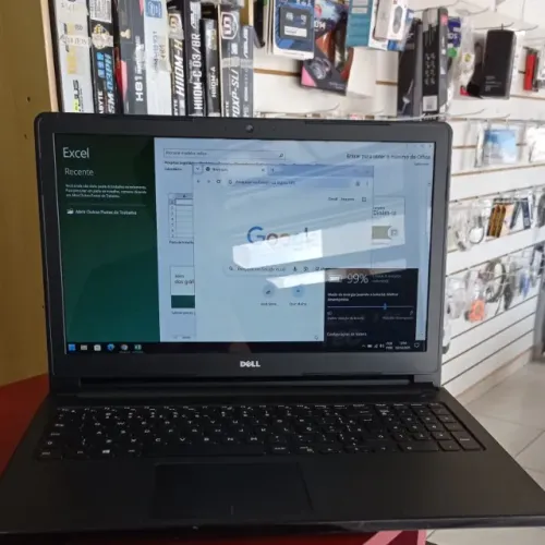 Notebook Dell i3 com garantia, 16GB DDR4, SSD 240, HD 500, numérico, bateria ok, tela 15.6