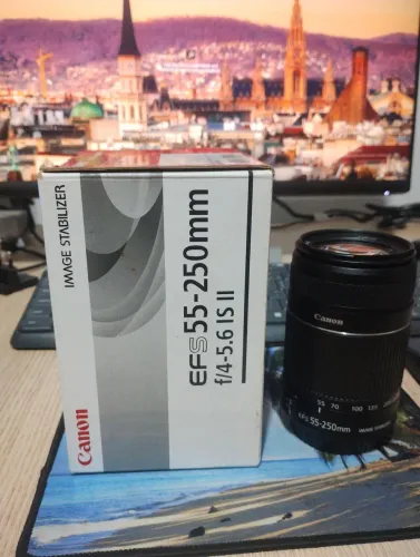 Lente Canon 55-250 mm 