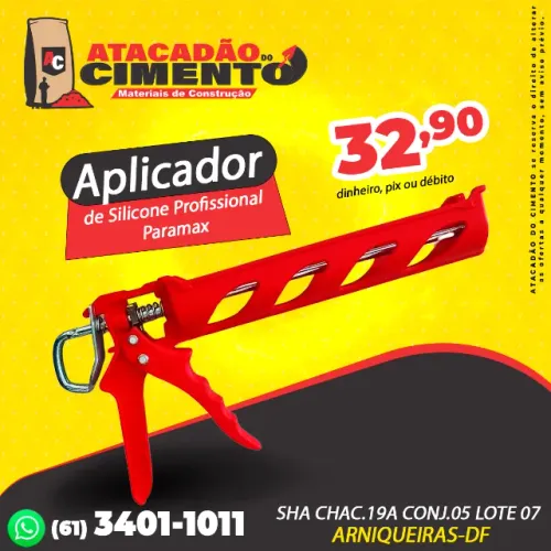 Aplicador de Silicone Profissional Paramax