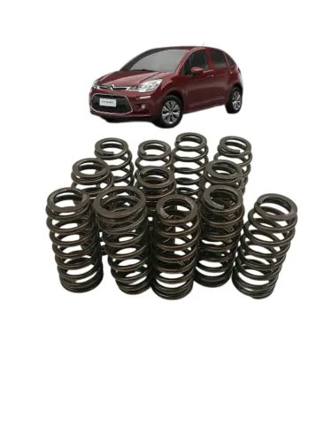 Kit 12 Mola Valvula Cabeçote Citroen C3 1.2 Pure Tech 2018