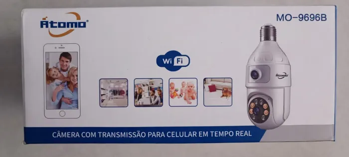 Câmera de Segurança Wi-Fi Atomo MO-9696B
