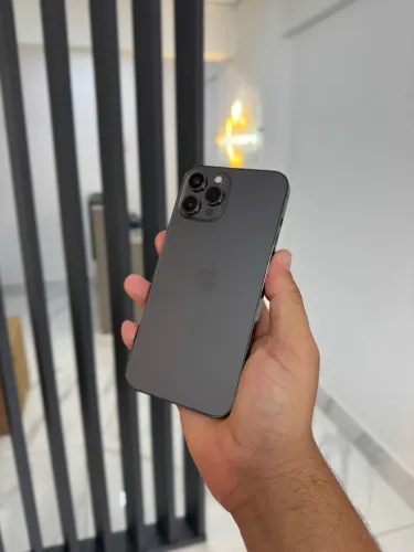 IPHONE 12 PRO MAX 128 GIGAS COM CAIXA E ACESSÓRIOS