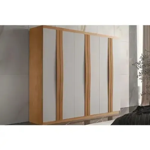 Guarda Roupa Casal 6 Pts E 2 Gvts Grécia, Pague na Entrega, Cartão 12x!