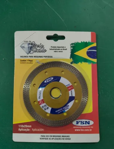 Disco de corte diamantado