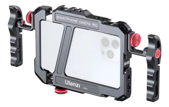 Cage Gaiola Estabilizadora Metal Ulanzi Para Iphone 15 14 13 Preto