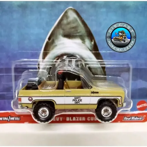 Hot Wheels 75 Chevy Blazer Jaws Filme Tubarão Viatura Policia