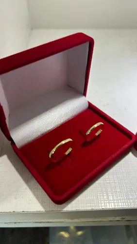 Confecção de alianças 18k